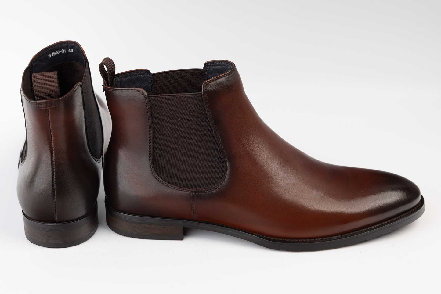 Ghete barbati piele naturală ELDEMAS 155 Maro