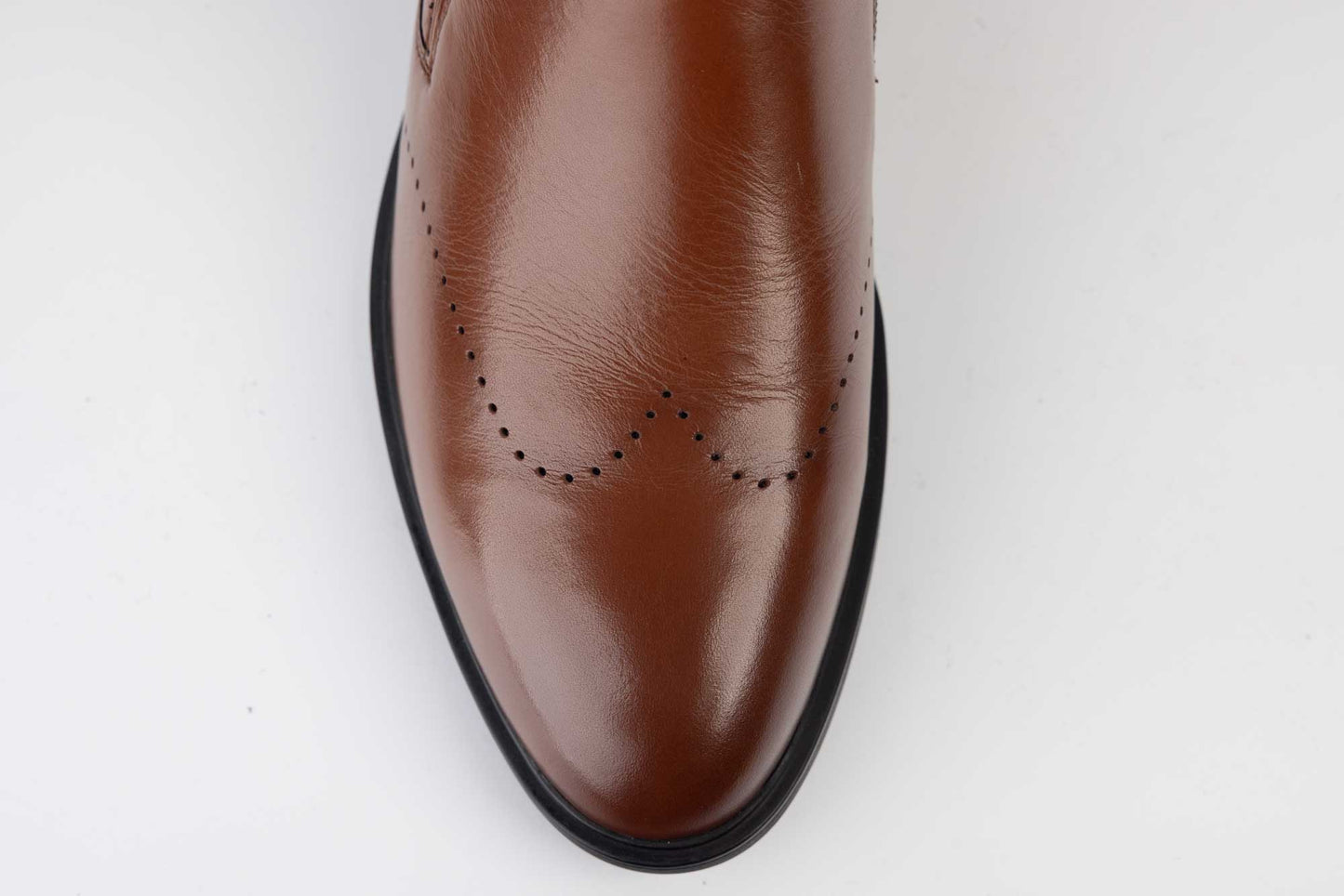 Ghete barbati piele naturală ELDEMAS 788-023 Maro