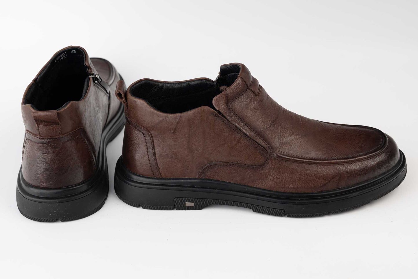 Ghete barbati piele naturală MELS 8901 Maro