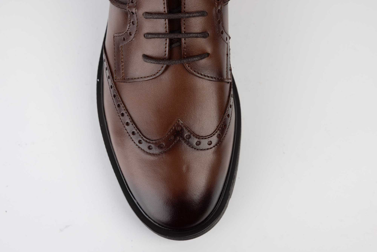 Pantofi barbati piele naturală SILESCO 150 Maro box