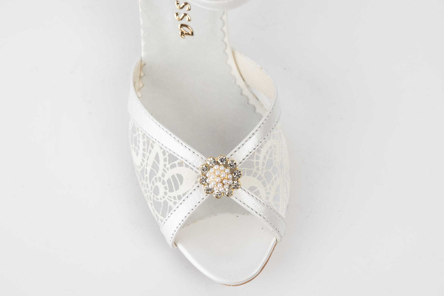 Women's genuine leather sandals LARISA SL 22 White