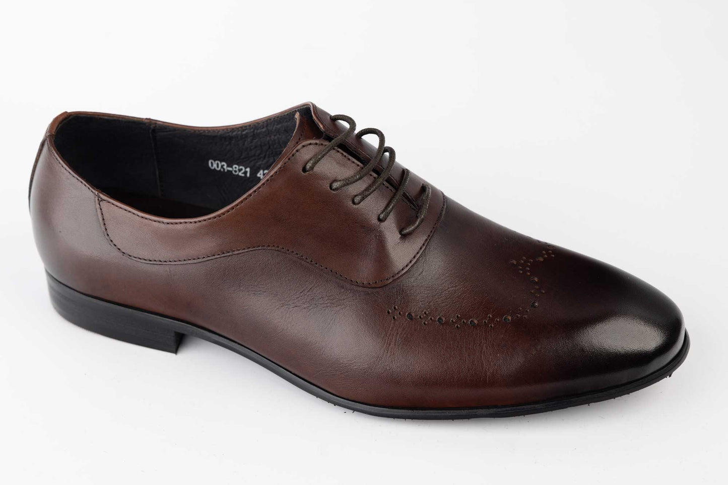 Pantofi barbati eleganti piele naturala ELDEMAS 003-821 Coffe