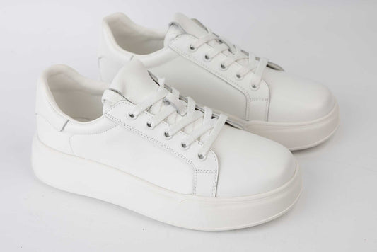 Unisex genuine leather shoes FRANCO GERARDO 1052 White