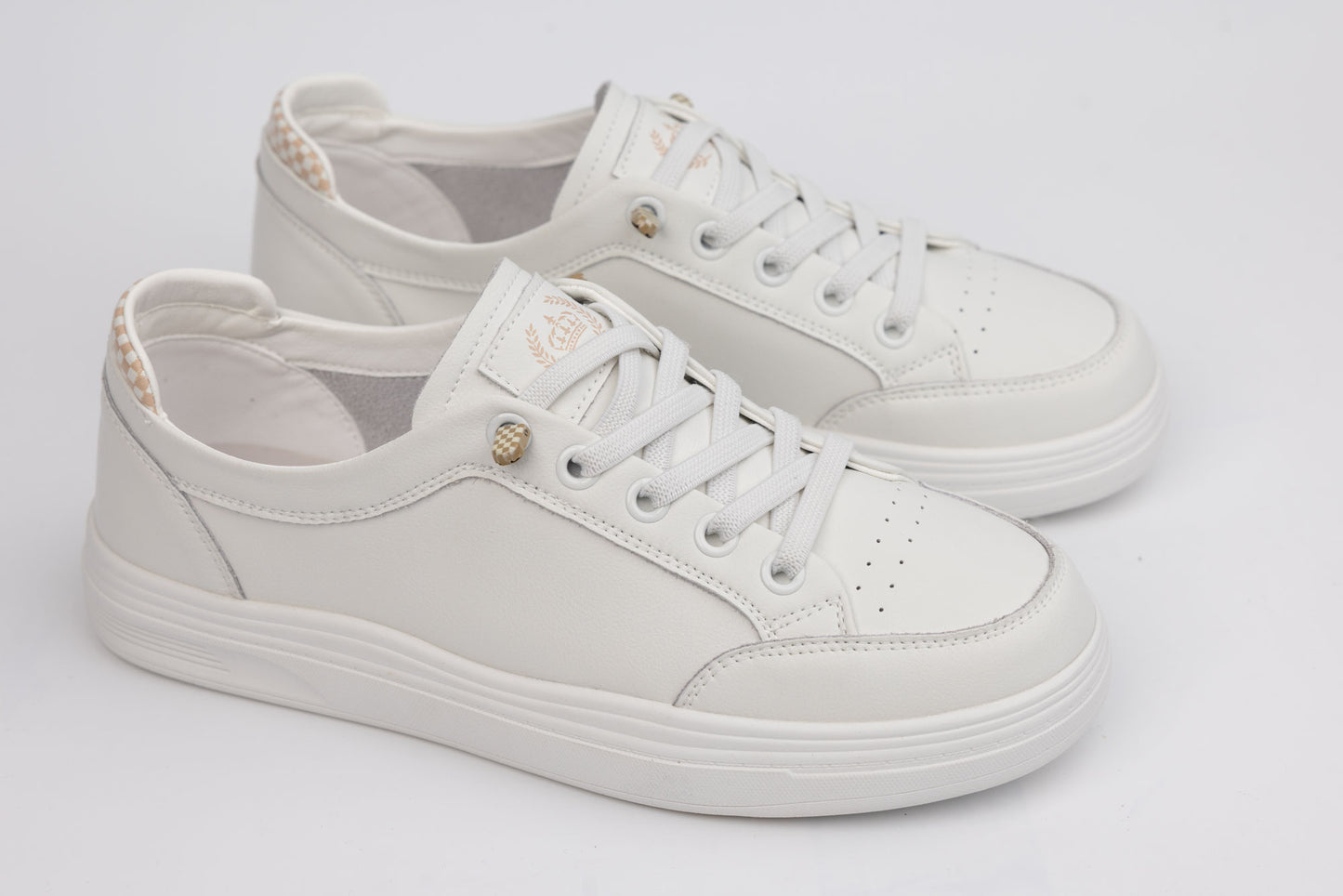 Pantofi dama sport FRANCO GERARDO 229980 ALB APRICOT