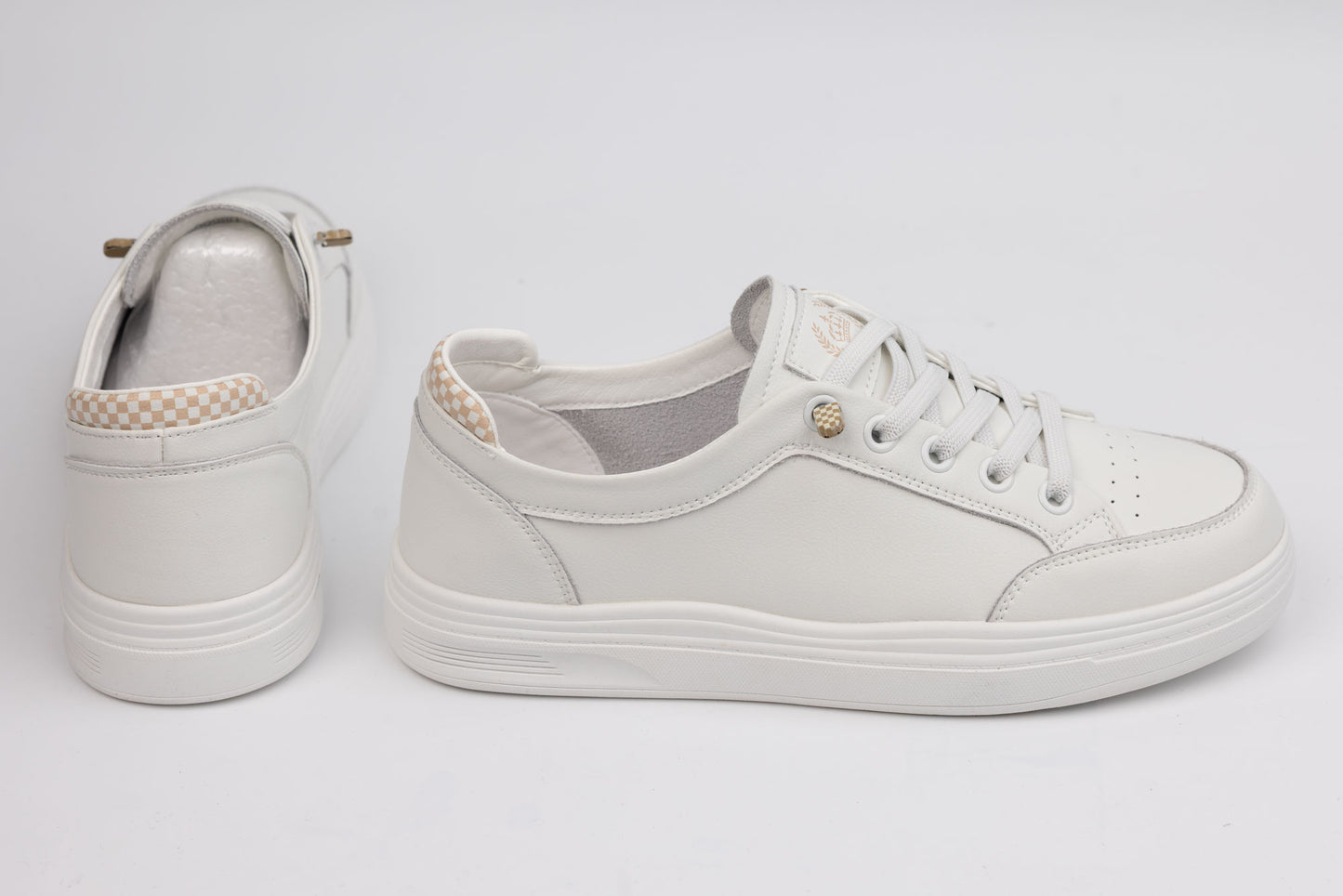 Pantofi dama sport FRANCO GERARDO 229980 ALB APRICOT