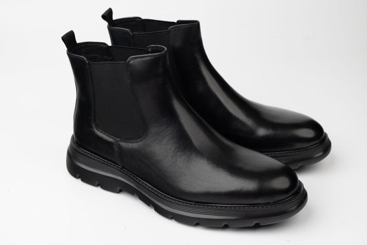 Ghete bărbați piele naturală ELDEMAS 190530 N