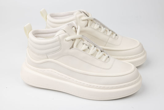 Men's genuine leather boots FRANCO GERARDO 5788 White