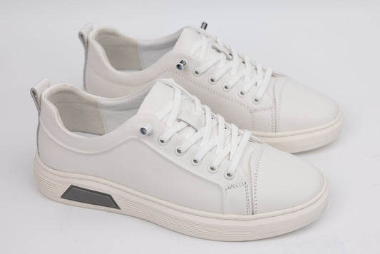 Genuine leather sports shoes FRANCO GERARDO 830555 White (unisex)