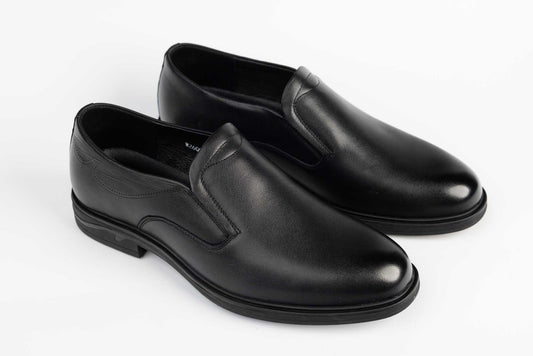 Elegant men's shoes made of genuine leather MELS 2600 N (small)