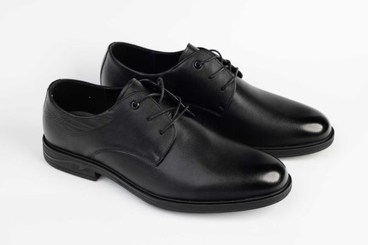 Elegant men's shoes made of genuine leather MELS 2601 N (LARGE)