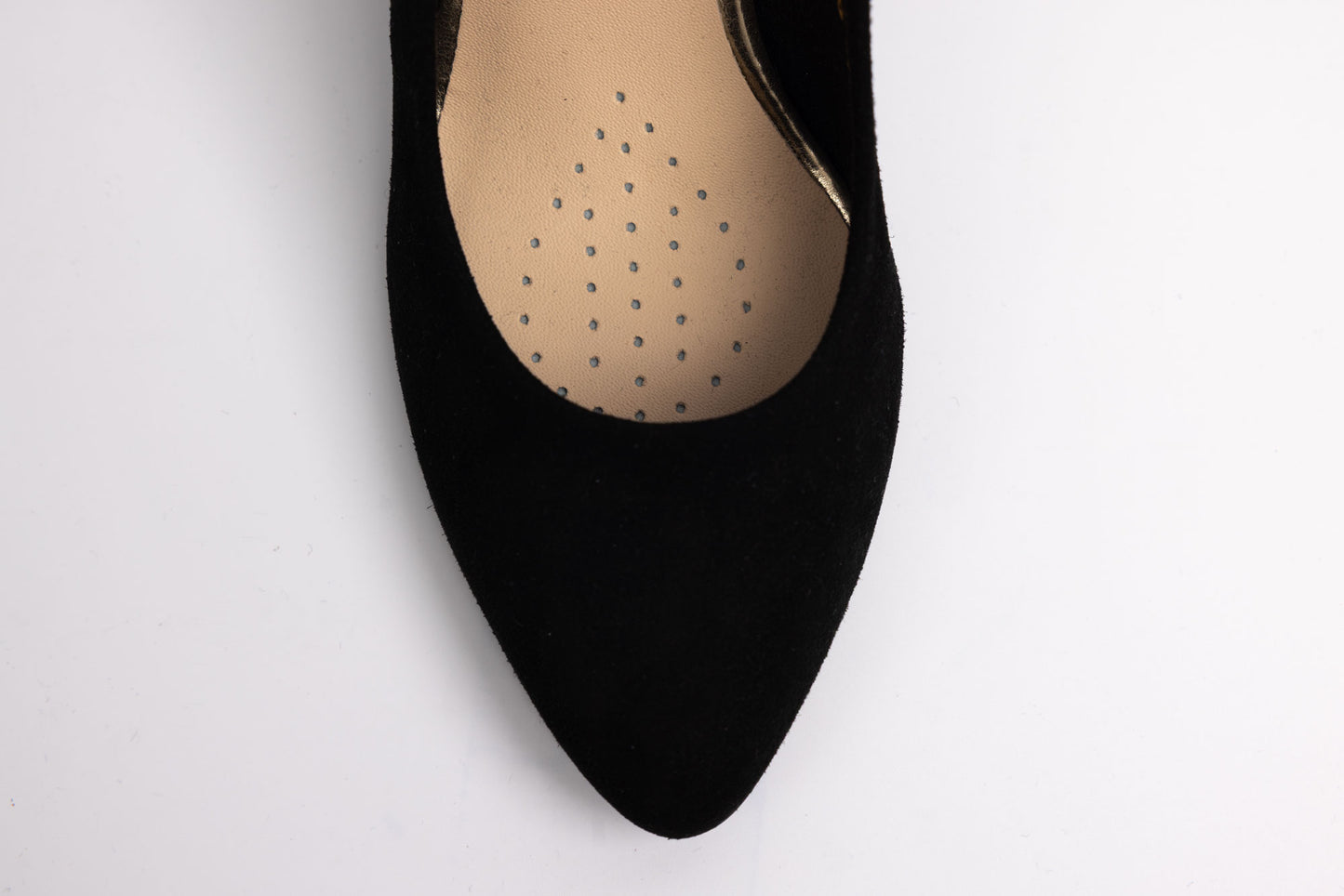 Elegant women's shoes made of genuine leather SALA 9747 N velour