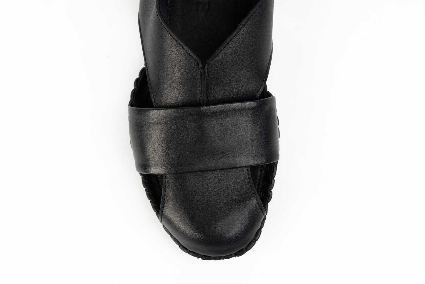 Pantofi sanda barbati piele naturala RIDGE 3558 NEGRU