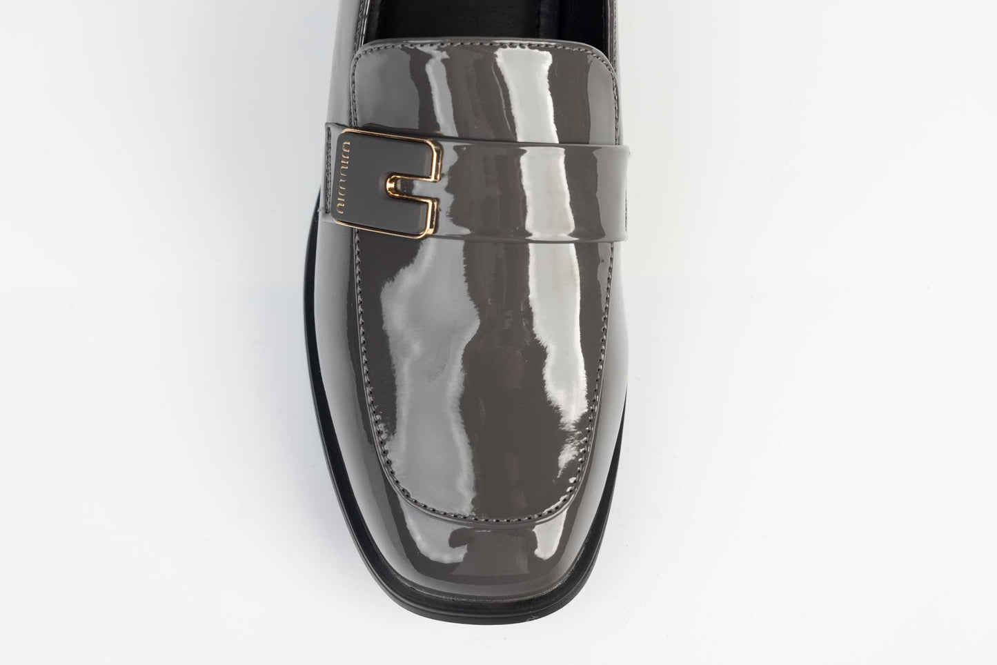 Elegant women's shoes made of genuine leather FORMAZIONE 5015-8 Grey