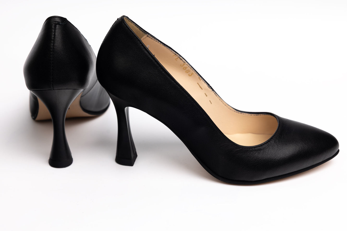 Pantofi dama piele naturală PERLA 3683 negru
