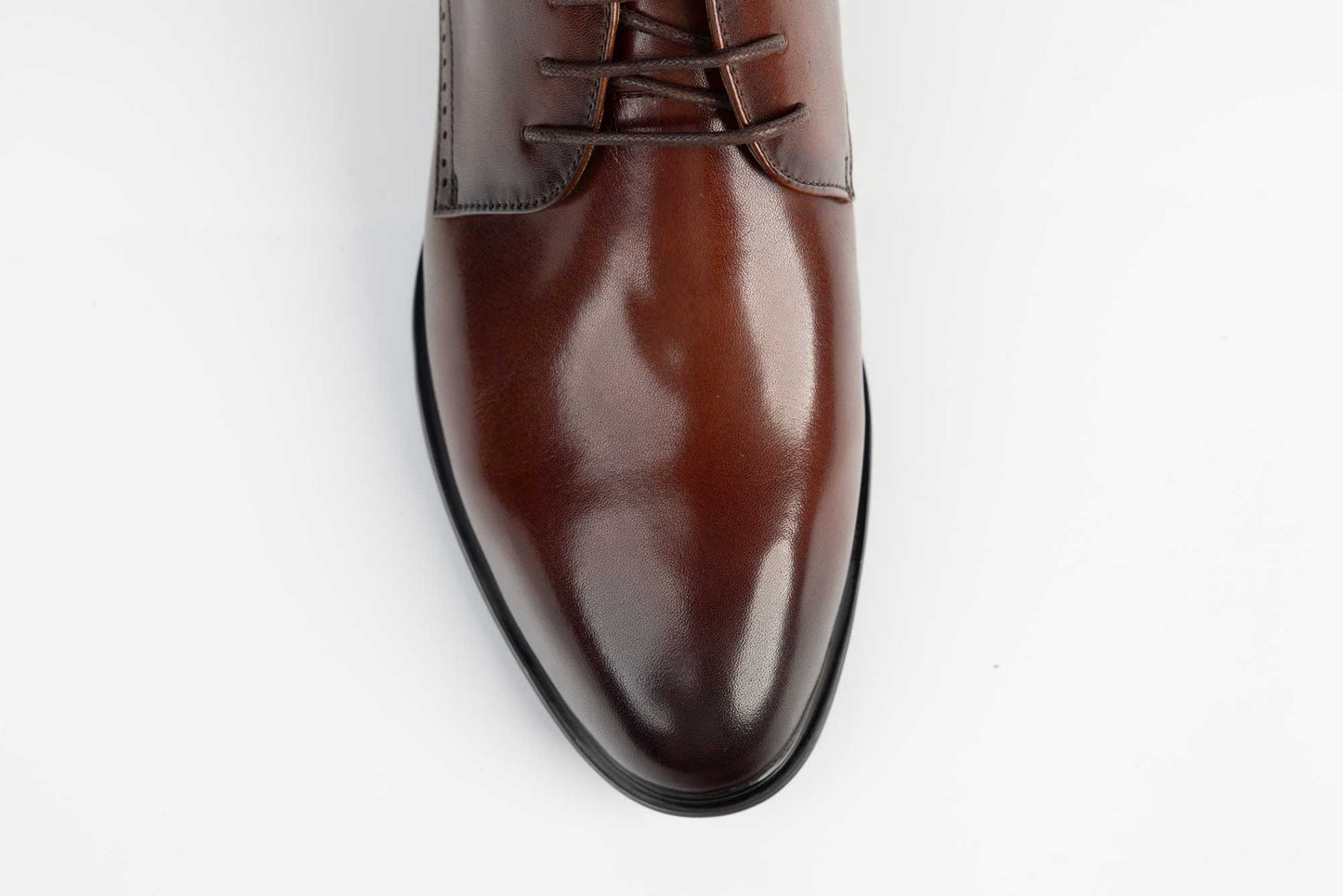 Pantofi barbati eleganti piele naturala ELDEMAS 066-020 Maro lac