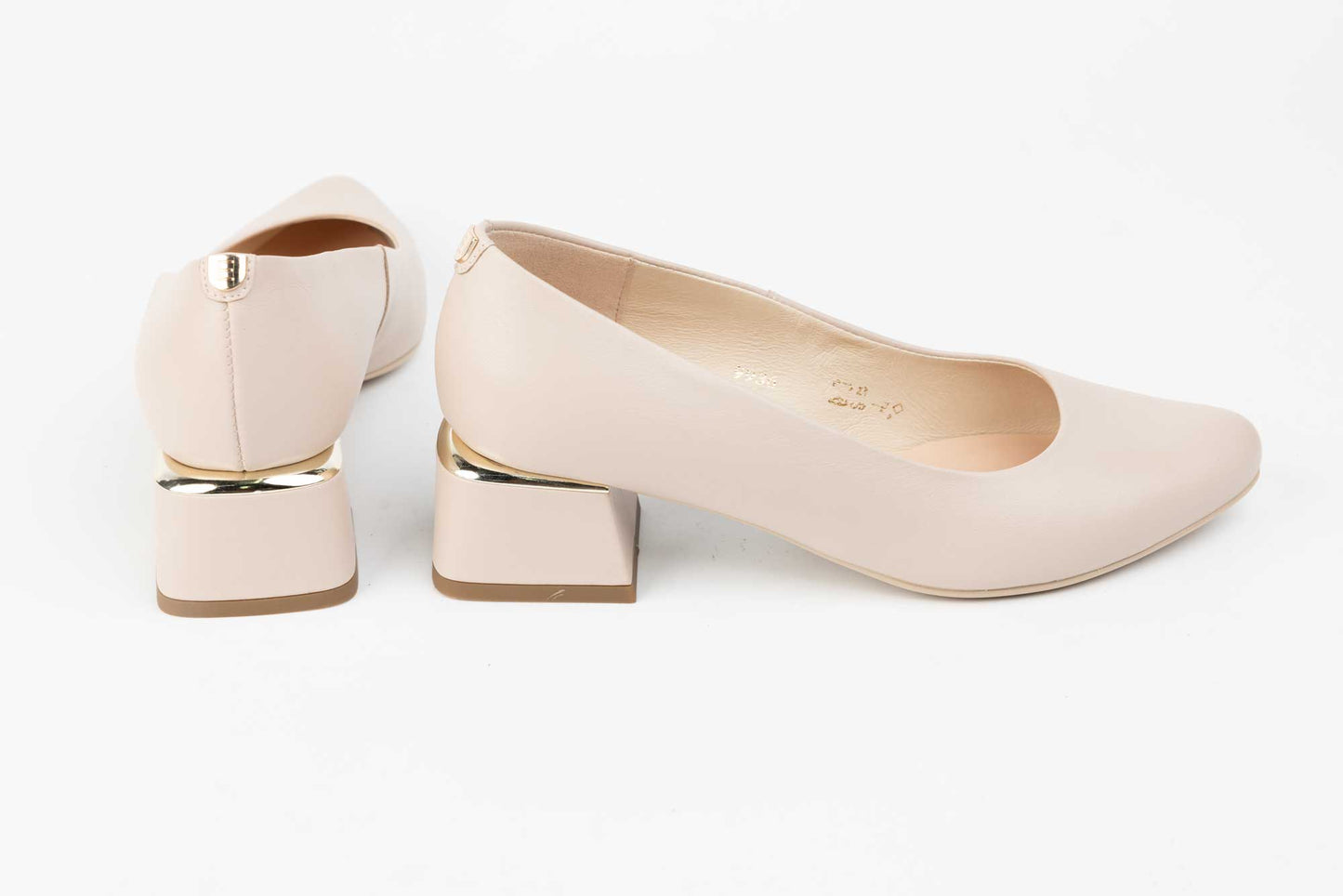 Pantofi dama piele naturala 9936 Nude