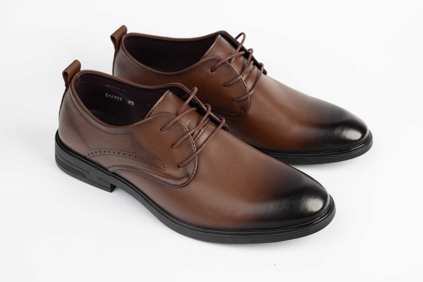 Pantofi barbati piele naturala MELS 16331 Maro