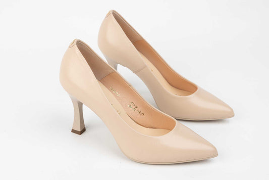 Women's genuine leather shoes SALA 20404 Beige