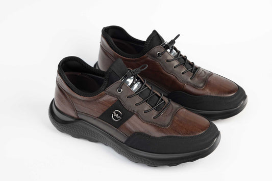Men's genuine leather shoes MELS sport 20261 Brown
