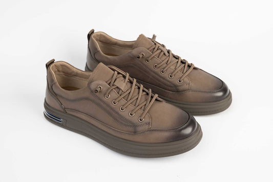 Men's genuine leather shoes MELS 2613 Grey