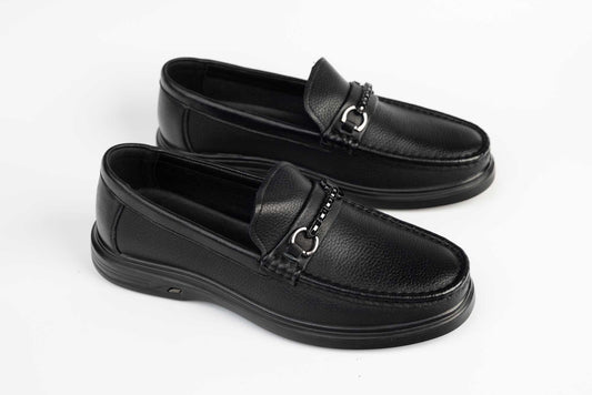 Men's genuine leather shoes MELS 23858 Black