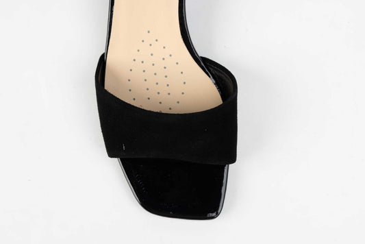 Women's sandals made of genuine suede leather SALA 20254 N vel