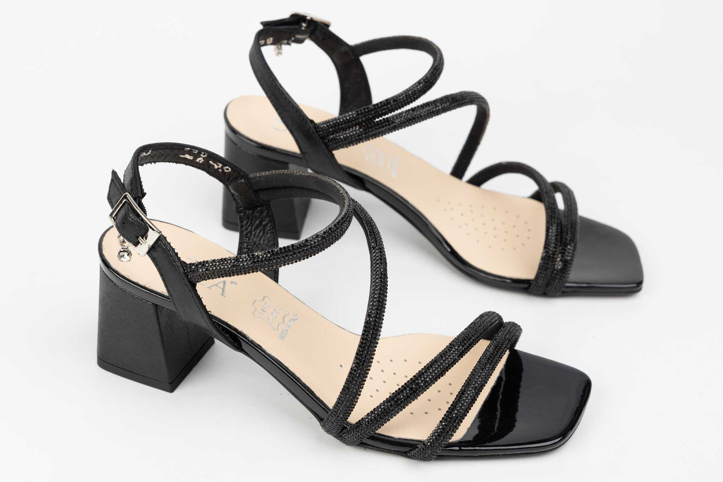 Women's sandals made of natural leather SALA 20264 N