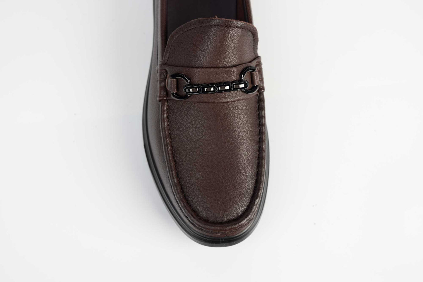 Men's genuine leather shoes MELS 23858 Brown