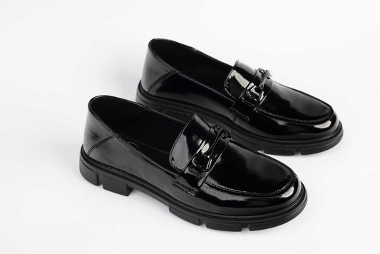 Women's casual shoes natural leather FORMAZIONE 0278 N lacquer