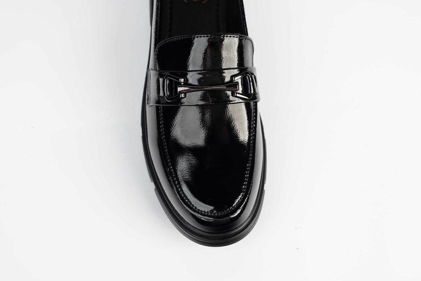 Women's casual shoes natural leather FORMAZIONE 0278 N lacquer