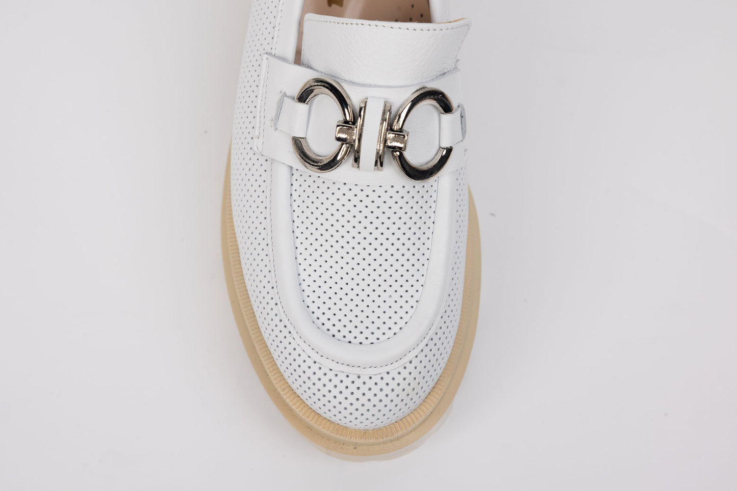 Pantofi dama PERLA 1770 Alb Perf