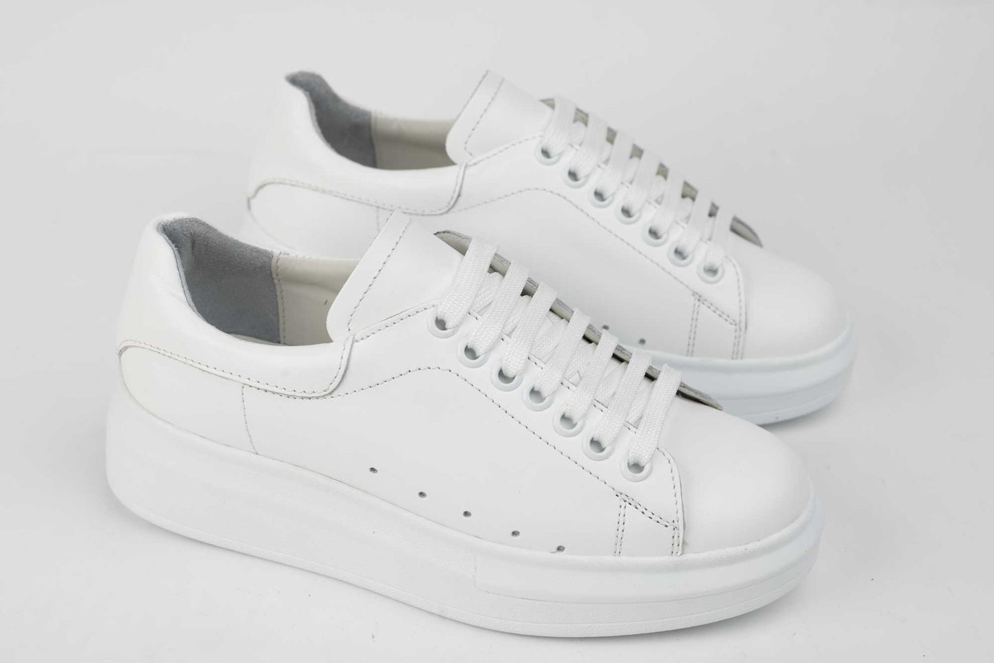 Women's genuine leather shoes PETER Ravena White SIMPLU