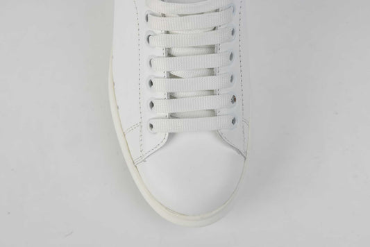 Women's genuine leather shoes PETER Ravena White