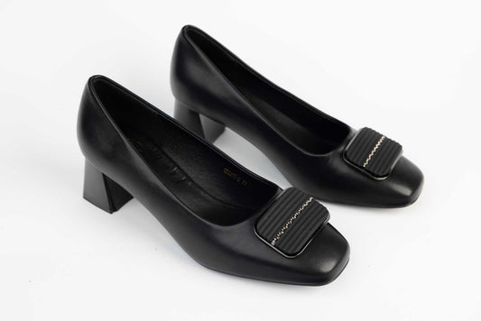 Elegant women's shoes made of genuine leather FORMAZIONE 2377-6 N box