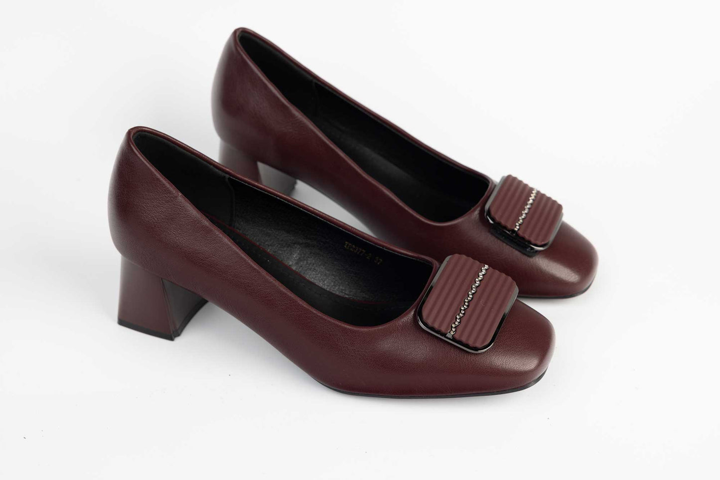 Elegant women's shoes made of genuine leather FORMAZIONE 2377-2 Bordeaux