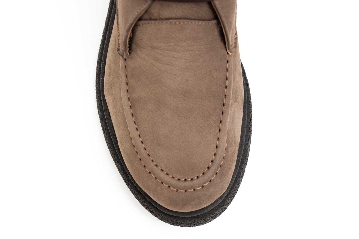 Women's boots CATALI natural leather nubuck 001 mink Vel