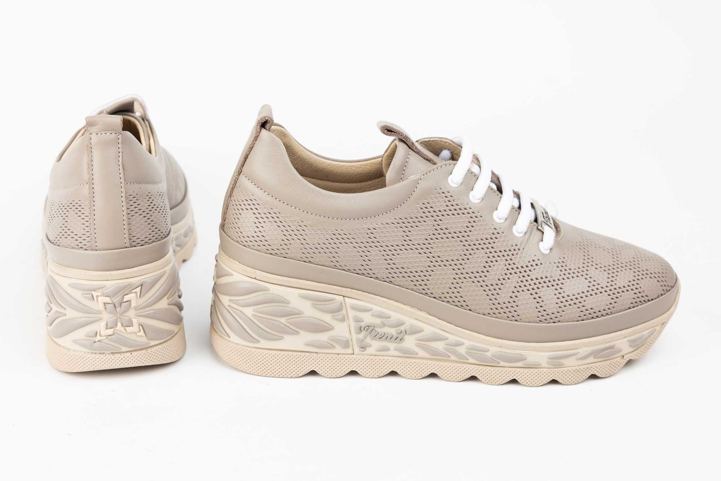 Pantofi dama piele naturala PERLA sport 210-20 vizon