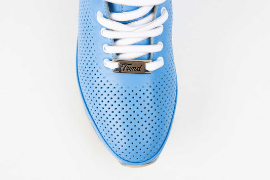 Women's genuine leather shoes PERLA 210-1 Blue