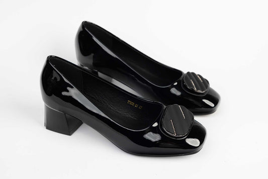 Elegant women's shoes, natural leather FORMAZIONE 508-25 N lacquer