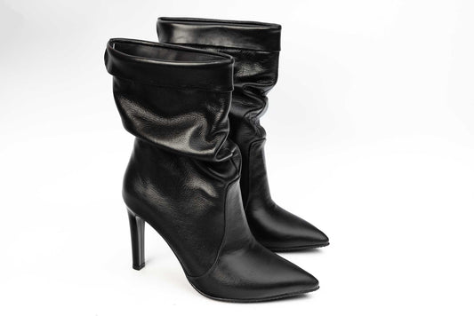 Women's boots made of genuine leather ANTONIO 11225 N box