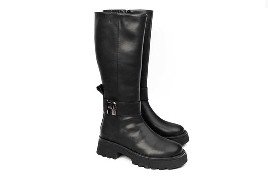 Women's boots made of genuine leather FORMAZIONE 62221 N box