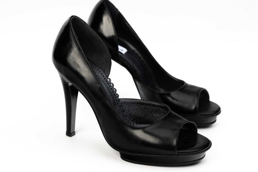 Women's patent leather sandals AUTHENTIC 889 N lacquer