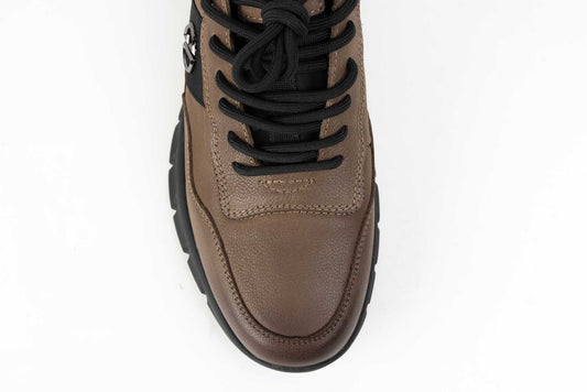 Men's genuine leather shoes MELS 5205 Khaki