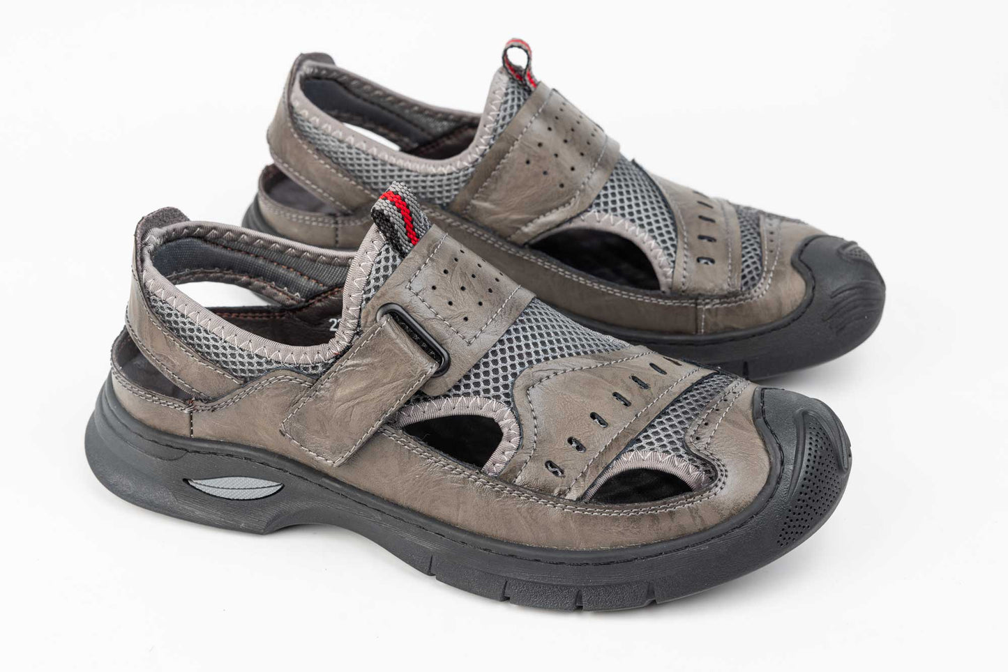 Pantofi sandala piele naturala MELS 2311 Grey