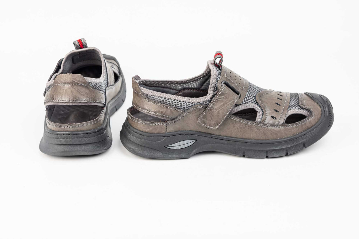 Pantofi sandala piele naturala MELS 2311 Grey