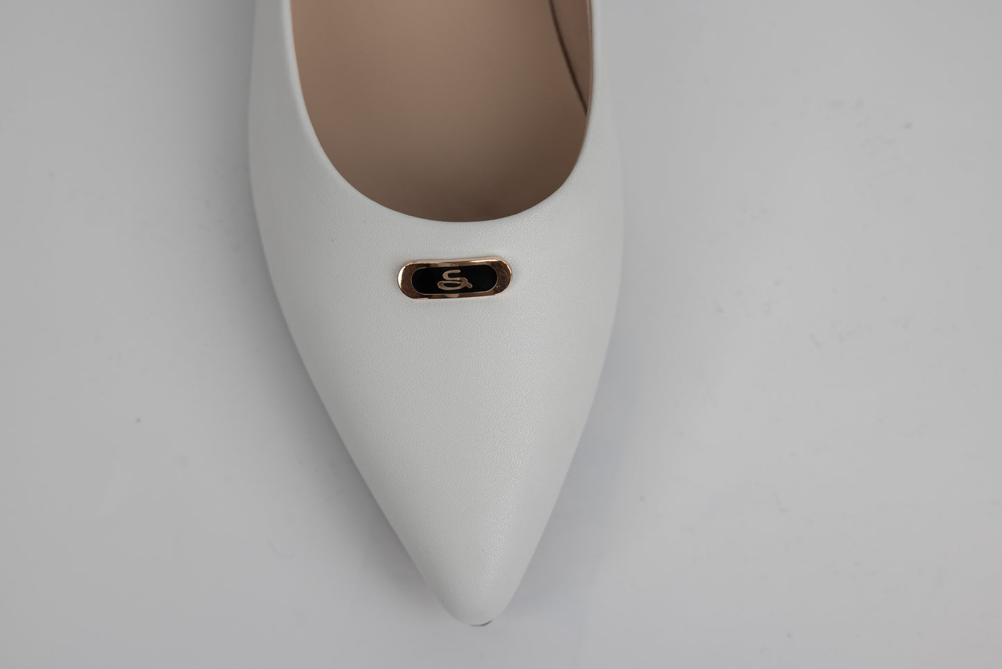 Pantofi dama balerin piele naturală FORMAZIONE 49019 Alb