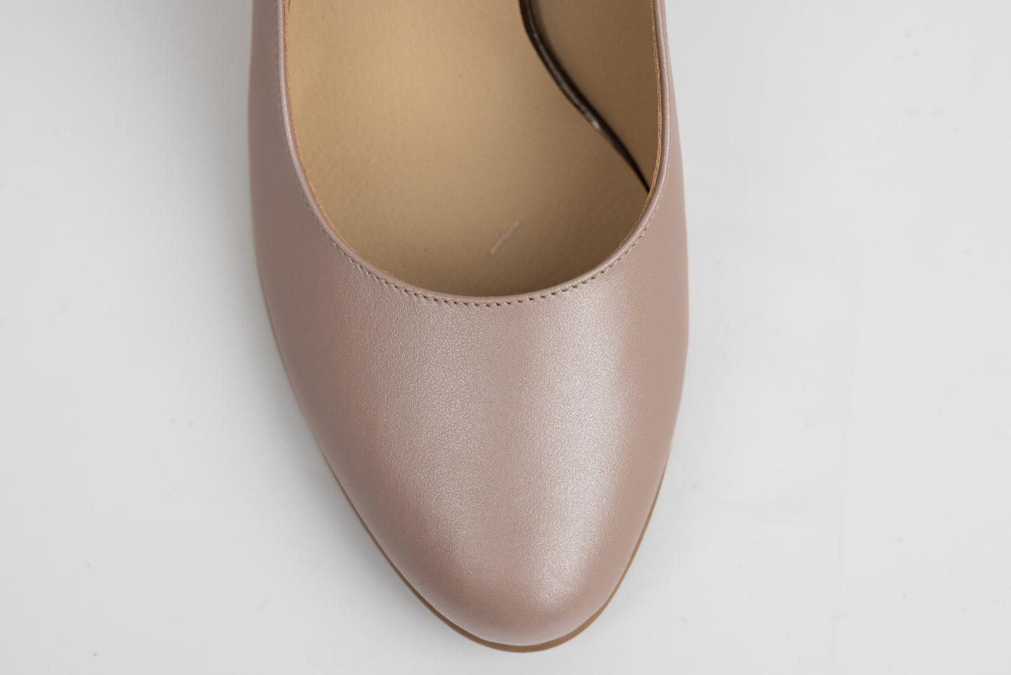 Women's shoes made of genuine leather ANTONIO 23336 Pearl grey