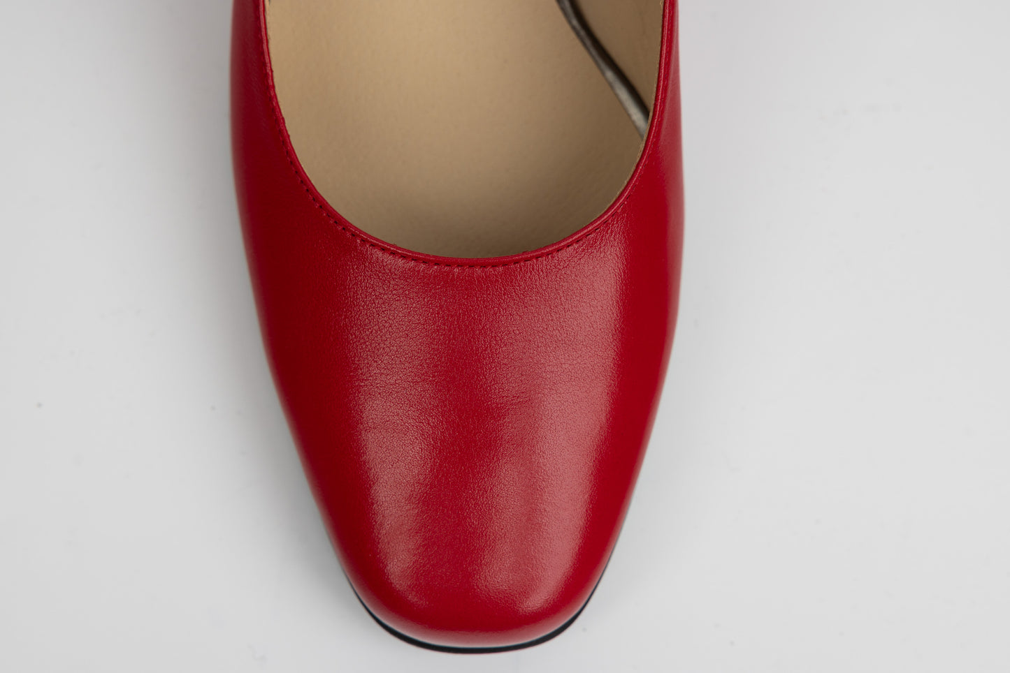 Women's genuine leather shoes ANTONIO 337-355 Boxing red