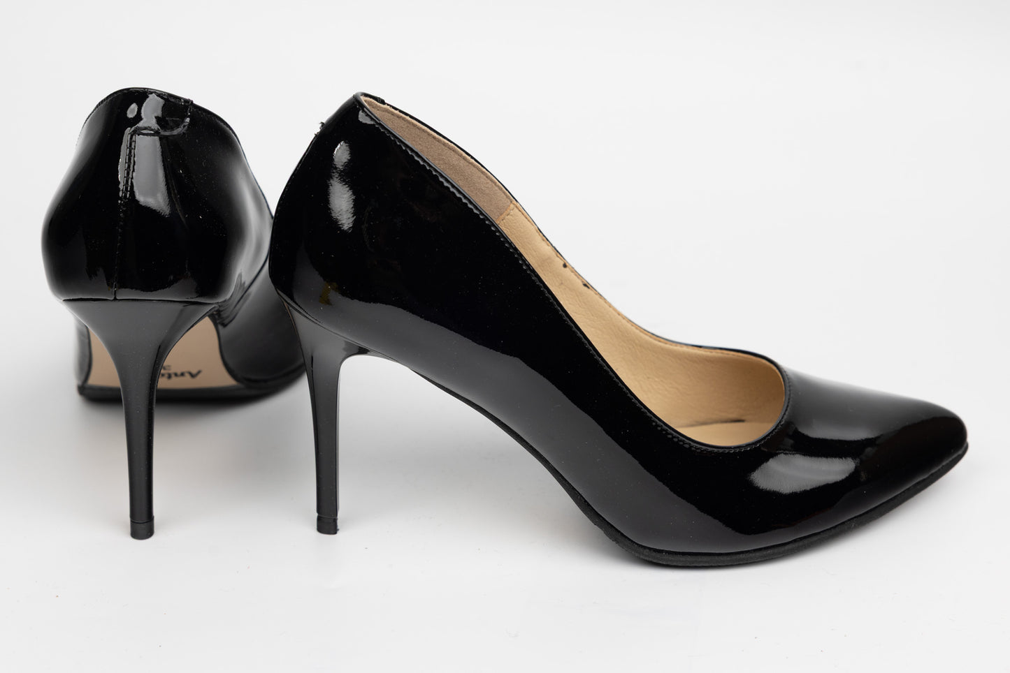 Pantofi dama piele naturală lăcuită ANTONIO 3527-370 N lac