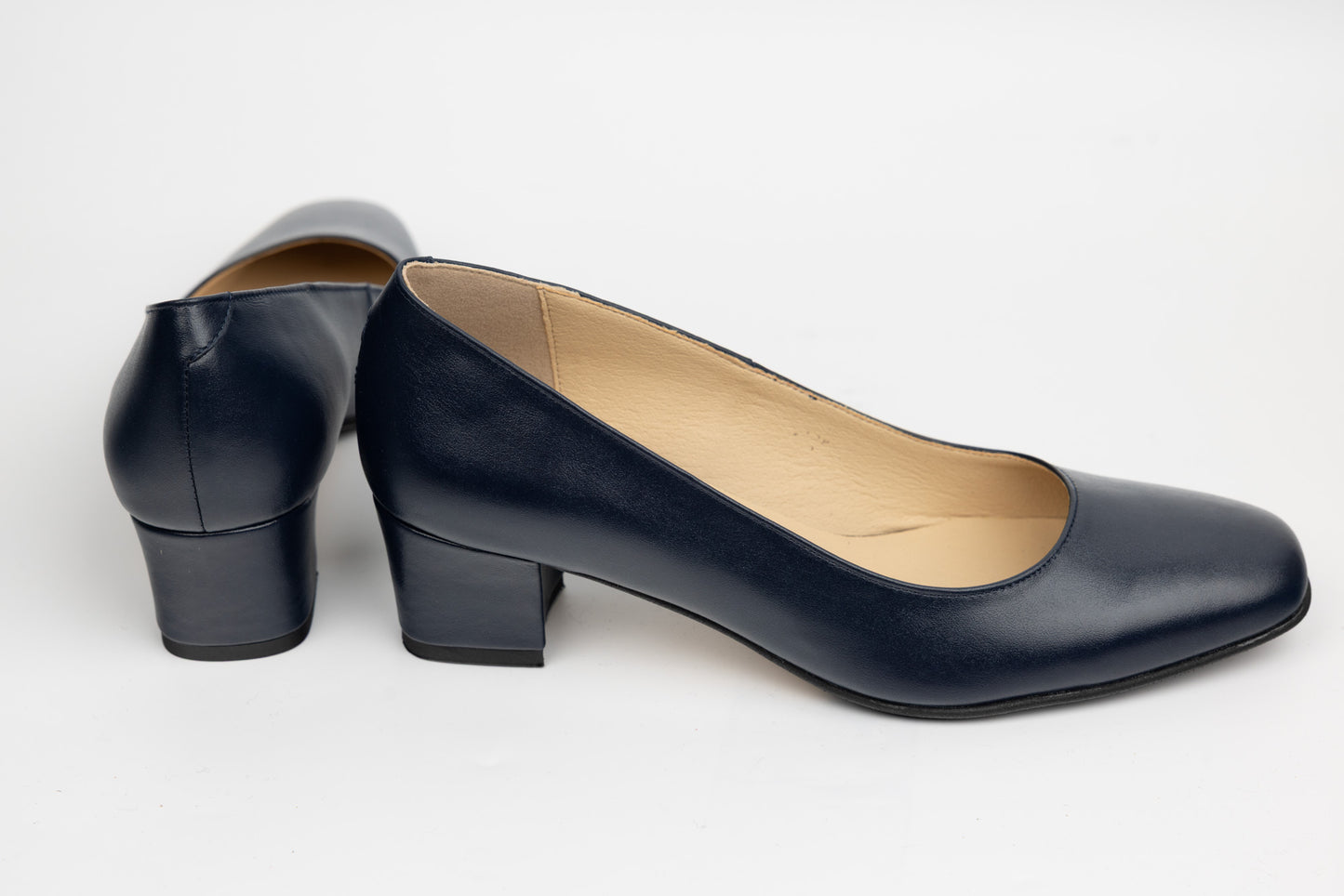 Pantofi dama piele naturală ANTONIO 112 Blue